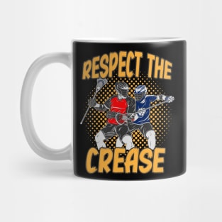 Respect The Crease Lacrosse Mug